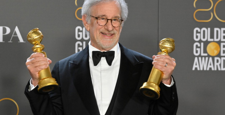 Steven Spielberg Wins Best Director - Motion Picture and Best Picture - Drama Award at the Golden Globes