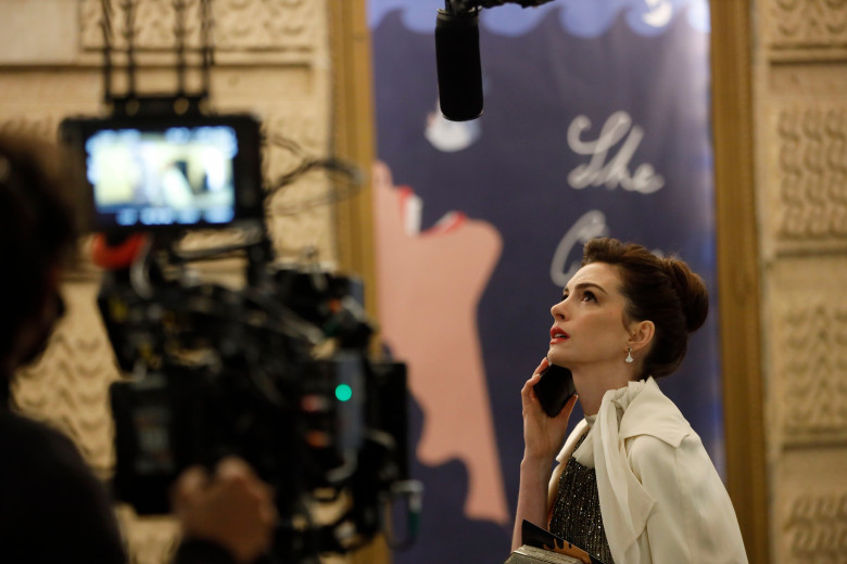 EXCLUSIVE: Anne Hathaway filming She Came To Me