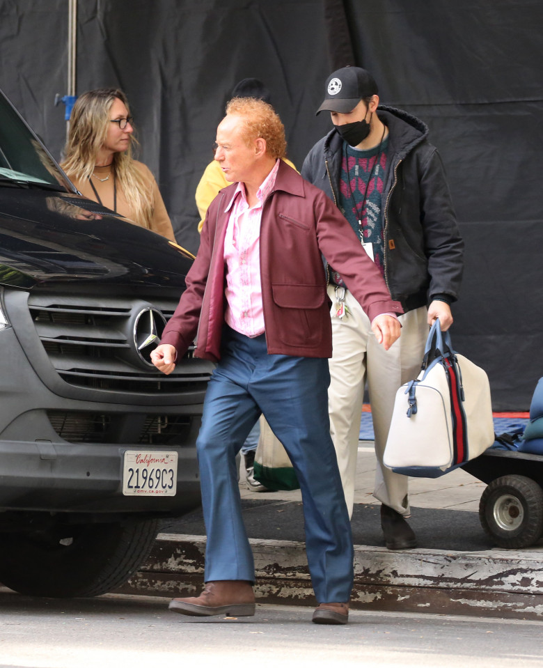 EXCLUSIVE: Robert Downey Jr is Virtually Unrecognizable as He is Spotted on Set of The Sympathizer in Los Angeles.