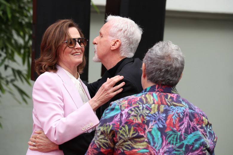 James Cameron and Jon Landau Hand and Foot Imprinting Ceremony, Hollywood Boulevard, Los Angeles, California, USA - 12 Jan 2023