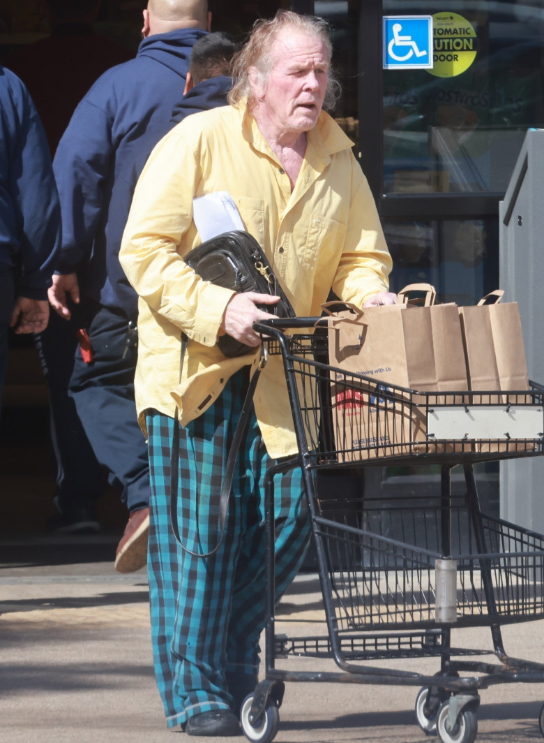 *EXCLUSIVE* Nick Nolte is looking better as he grocery shops solo in Malibu