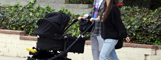 *PREMIUM-EXCLUSIVE* Have Macaulay Culkin and fiancé Brenda Song welcomed baby number two? Couple are seen pushing a double-stroller after keeping first pregnancy a secret