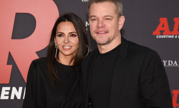 Matt Damon și Luciana Barroso