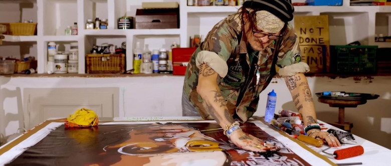 Johnny Depp releases another set of celebrity portraits he's painted