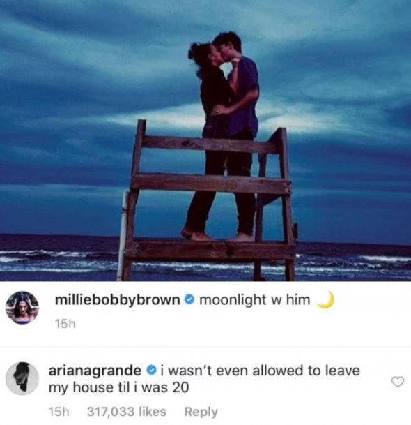 Comentariu Ariana Grande/ Foto: Instagram