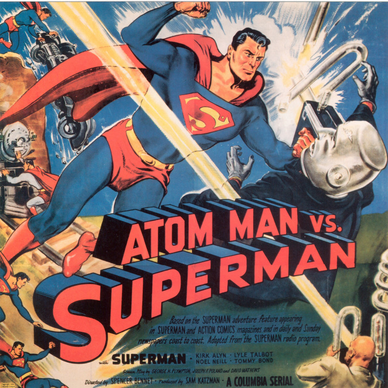 Atom Man vs. Superman / Filmplakat