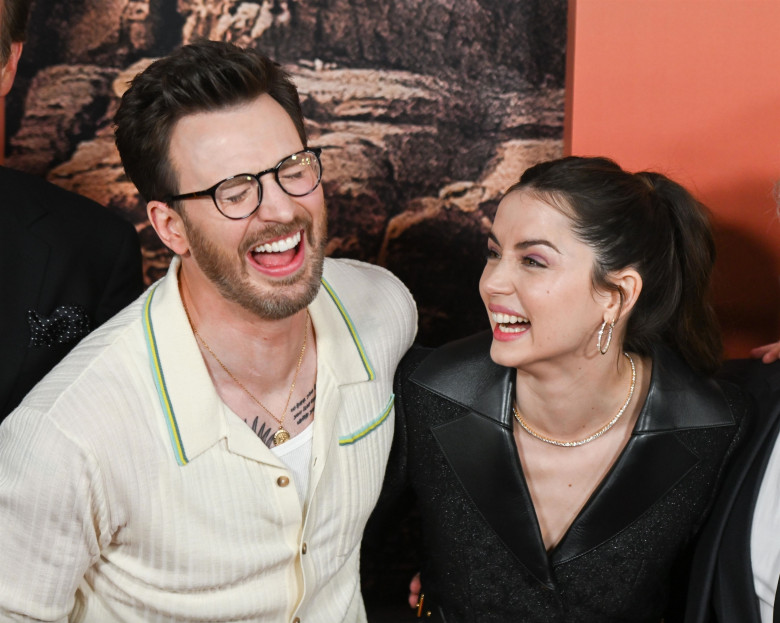 Chris Evans and Ana De Armas at the ‘Ghosted’ premiere in NYC