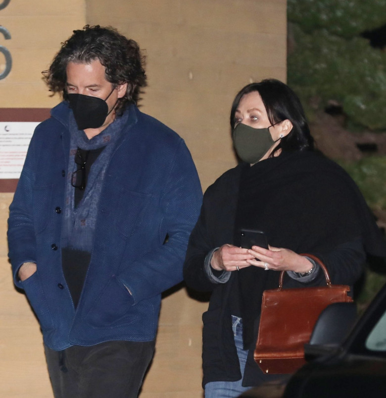 Shannen Doherty Dines With Hubby Kurt Iswarienko Amid Battle With Breast Cancer