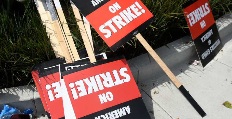 WGA-Strike In Culver City