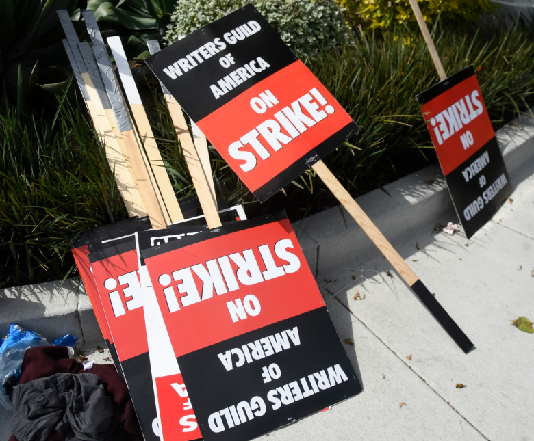 WGA-Strike In Culver City