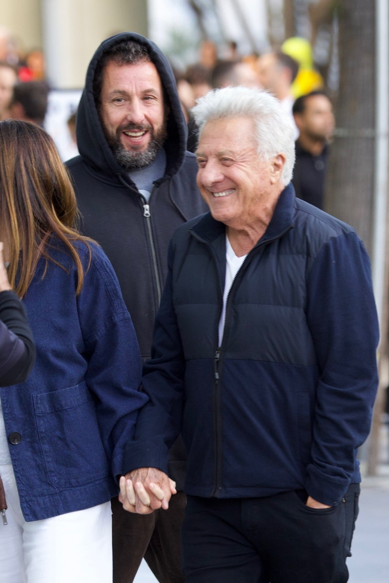 Adam Sandler și Dustin Hoffman