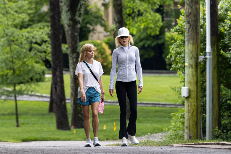 EXCLUSIVE: Reese Witherspoon and Nicole Kidman go for a walk together in Nashville