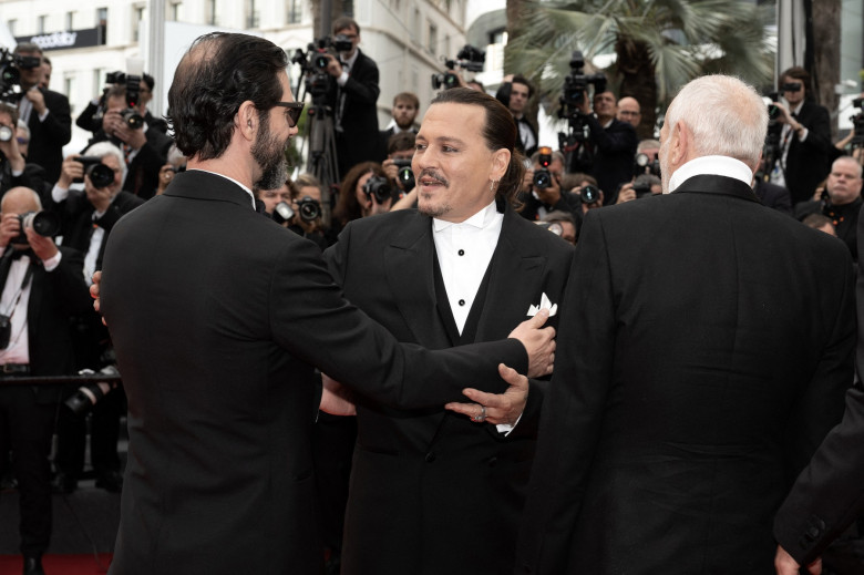 Johnny Depp la Festivalul de Film de la Cannes/ Profimedia