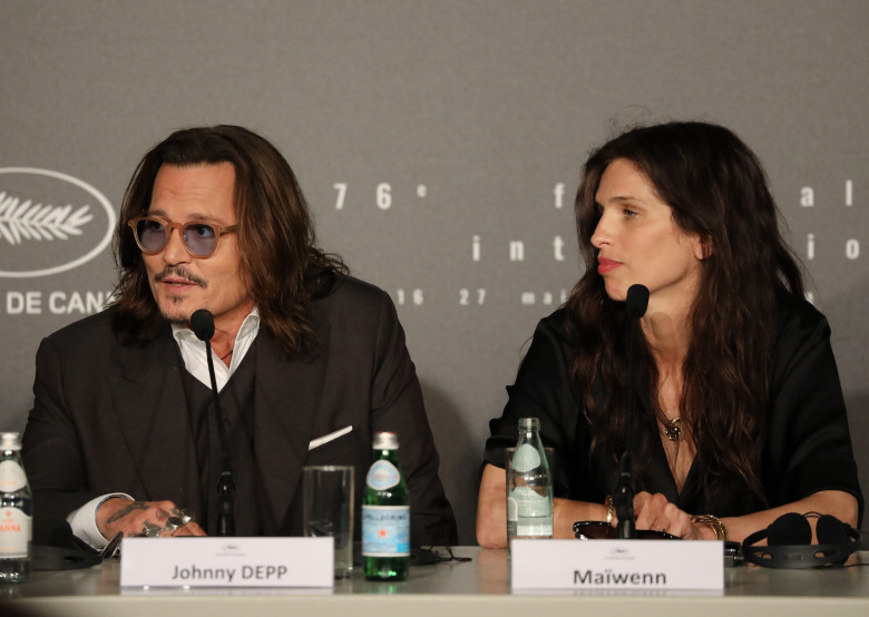 76e Festival International du Film de Cannes. Conference de presse du film &quot;Jeanne du Barry&quot;