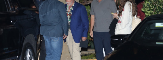 *EXCLUSIVE* Arnold Schwarzenegger and ex-wife Maria Shriver reunite with all of their kids  to celebrate son, Patrick's 29th Birthday at Nobu in Malibu