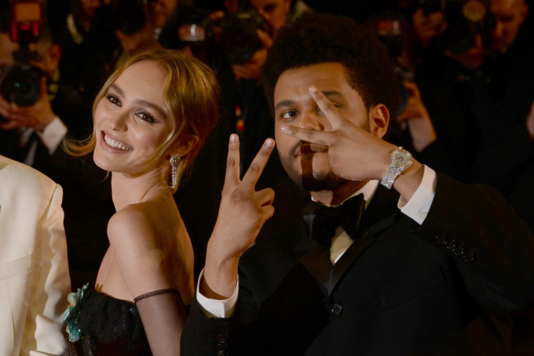 Lily-Rose Depp și The Weeknd/ Profimedia