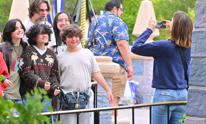 Jennifer Garner cu fiica ei si a lui jennifer lopez