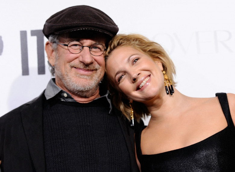 Drew Barrymore și Steven Spielberg