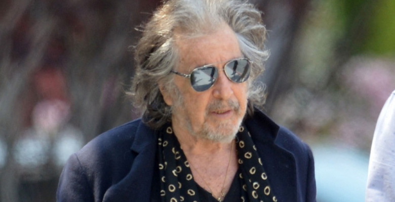 EXCLUSIVE: Al Pacino, soon to be a father again at the age of 83, completes his dapper outfit with a stylish scarf on an outing in Beverly Hills.