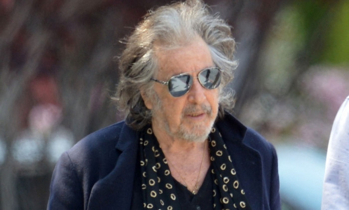 EXCLUSIVE: Al Pacino, soon to be a father again at the age of 83, completes his dapper outfit with a stylish scarf on an outing in Beverly Hills.