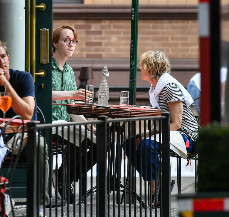 EXCLUSIVE: Jodie Foster is Spotted on rare Outing With Her Son in New York City.