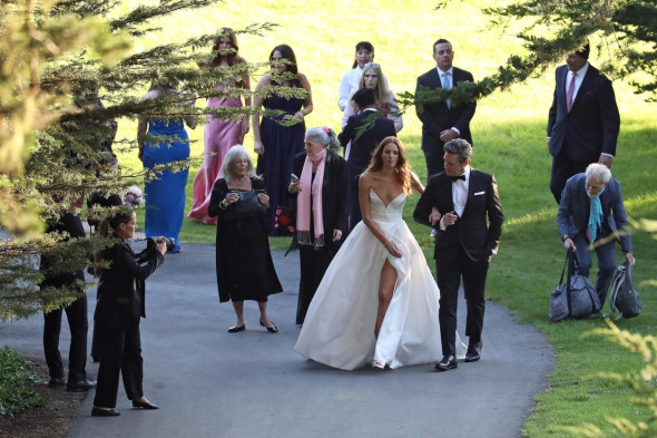 Jon Hamm și Anna Osceola nuntă