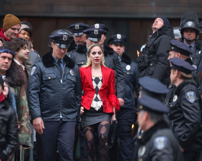 'Joker: Folie a Deux' on set filming, New York, USA - 25 Mar 2023