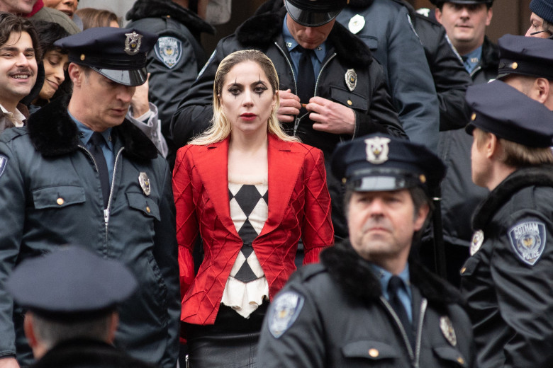 Lady Gaga On Location With "'Joker: Folie a Deux' in NY