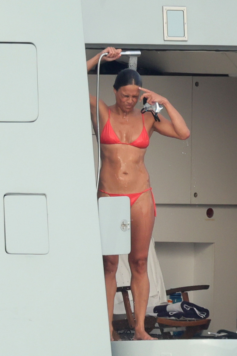 Michelle Rodriguez Flaunts Her Bikini Body On A Yacht In Sardinia