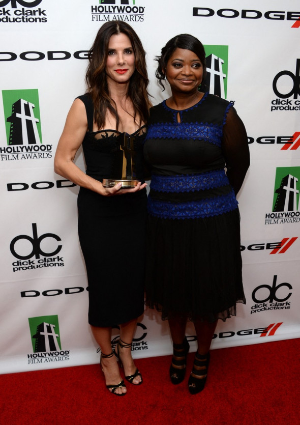 Octavia Spencer și Sandra Bullock