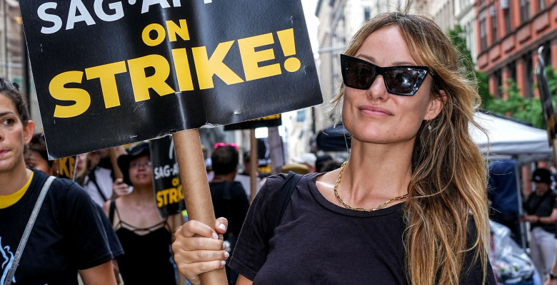 SAG-AFTRA Strike Picket Line, New York, USA - 14 Jul 2023