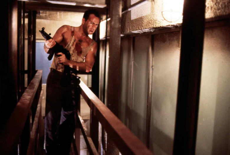 Bruce Willis in Die Hard