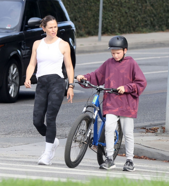 Jennifer Garner si fiul ei
