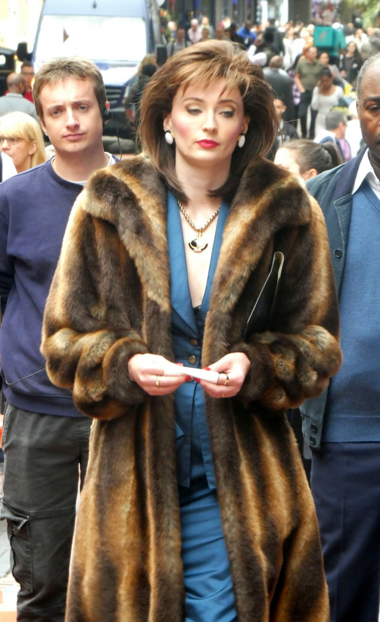 EXCLUSIVE: Sophie Turner Shows Off Another New Look Whilst Filming 'Joan' In Birmingham