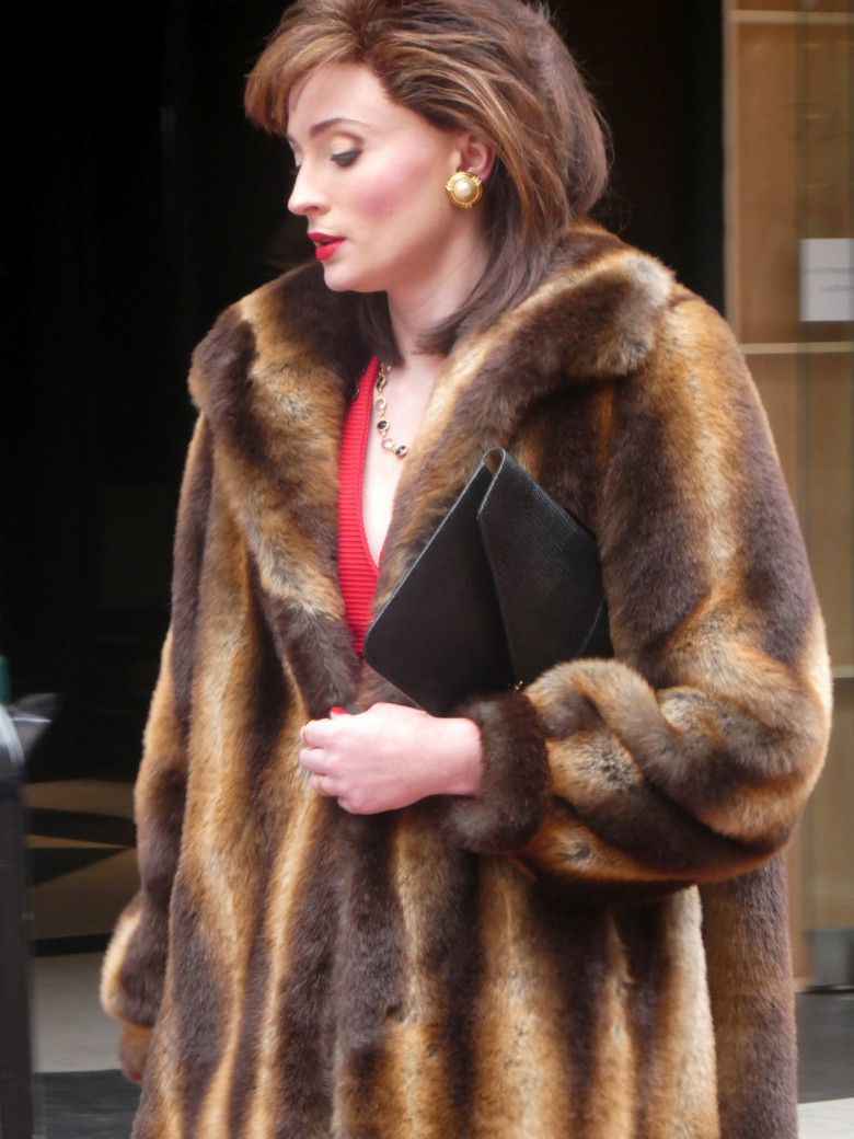 EXCLUSIVE: Sophie Turner Shows Off Another New Look Whilst Filming 'Joan' In Birmingham