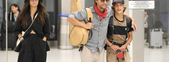 *EXCLUSIVE* Matthew McConaughey Spotted at LAX Amidst Shocking Revelation of Possibly Being Woody Harrelson's half brother