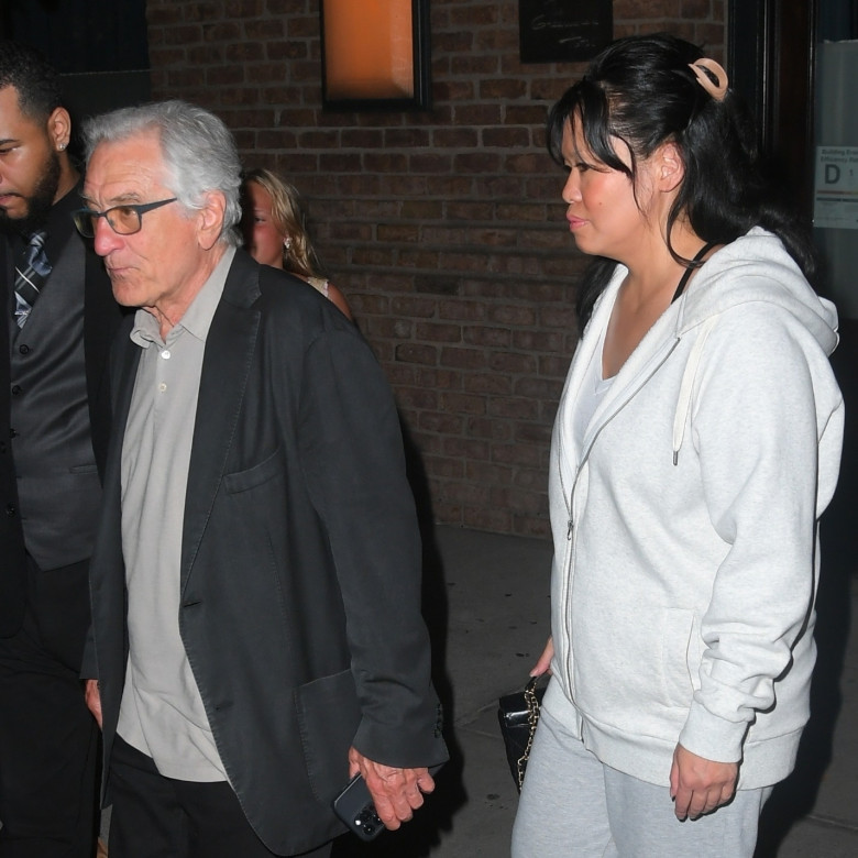 Robert De Niro seen leaving his 80th Birthday Celebration with girlfriend Tiffany Chen in NYC!