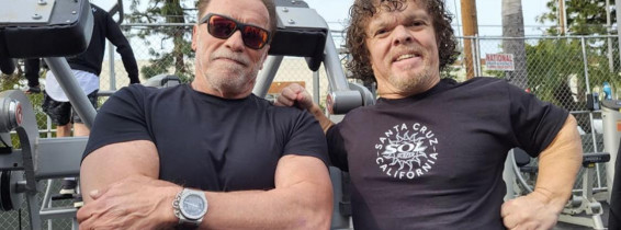 Arnold Schwarzenegger și Douglas Farrell/ Foto: Instagram