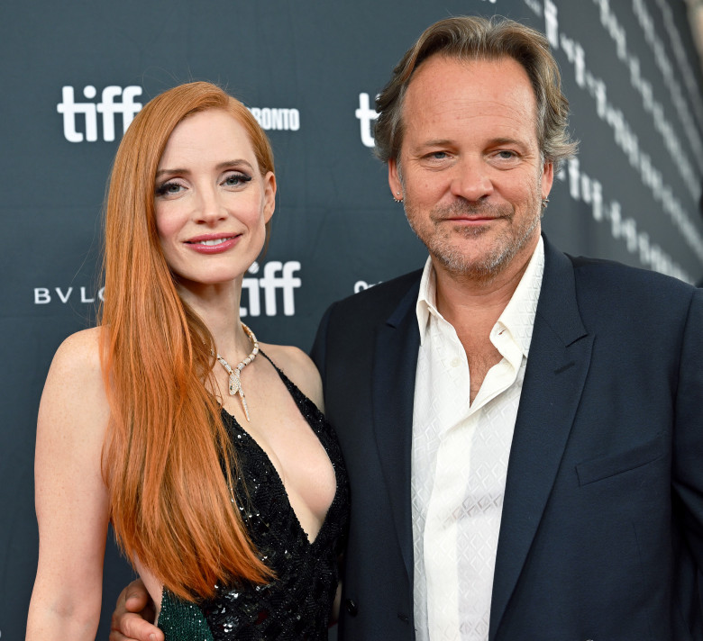 Jessica Chastain and Peter Sarsgaard attend 'Memory' premiere at the Toronto Film Festival