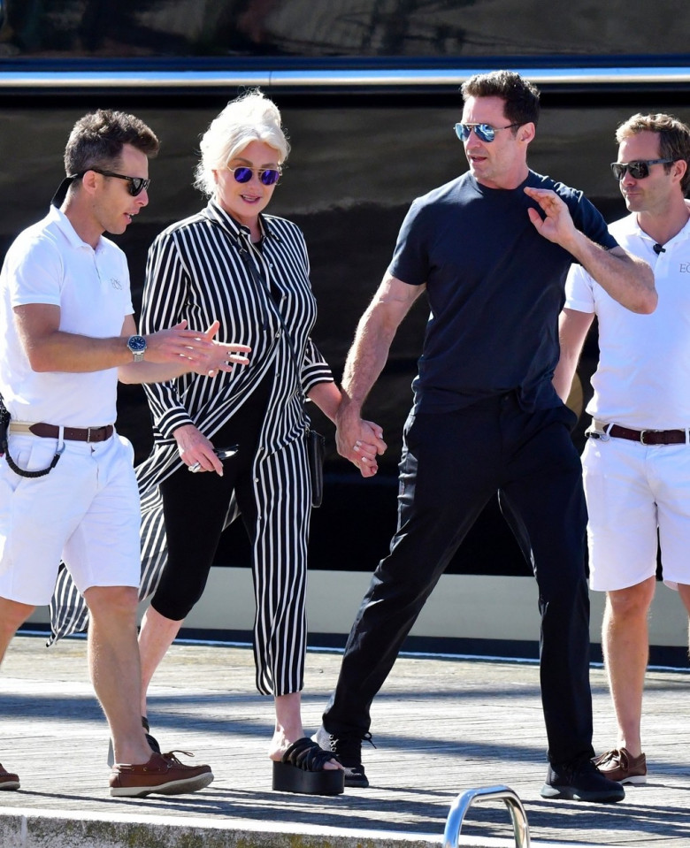 Hugh Jackman și Deborra Lee-Furness, fotografiați împreună pe 10 septembrie / Profimedia Images