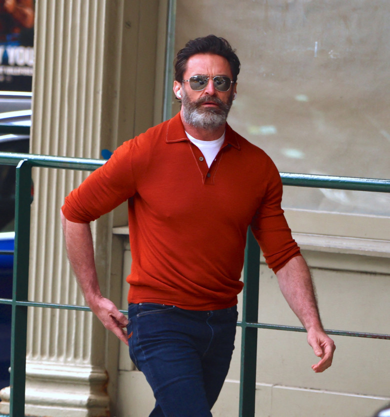 Hugh Jackman Steps Out - NYC