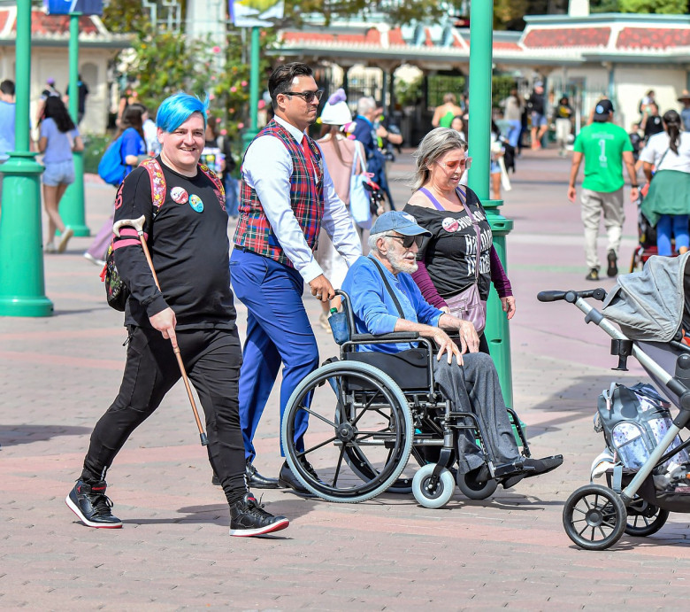 Dick Van Dyke, la Disneyland  / Profimedia Images