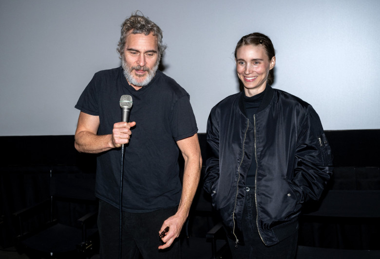 Joaquin Phoenix și logodnica sa, Rooney Mara/ Profimedia