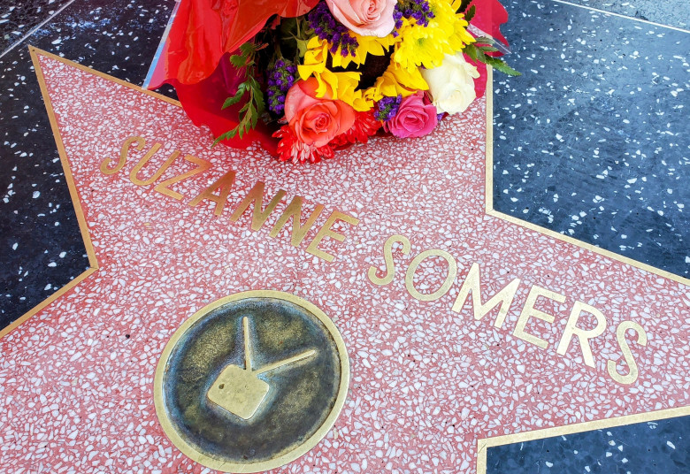 Suzanne Somers Hollywood Star in the Walk of Fame