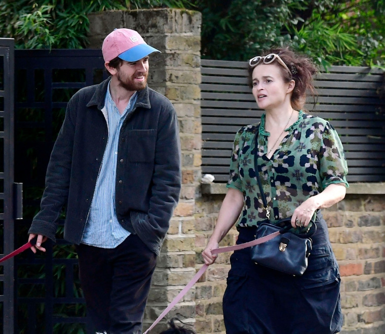 *PREMIUM-EXCLUSIVE* *MUST CALL FOR PRICING* *WEB EMBARGO UNTIL 22:00 HRS UK TIME ON OCT 15th, 2023* Dog-walking pals Helena Bonham Carter and Freddie Highmore's bond is still as strong as ever - after first appearing together on screen 24 years ago as mot