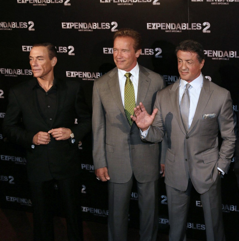 van damme, stallone, schwarzenegger