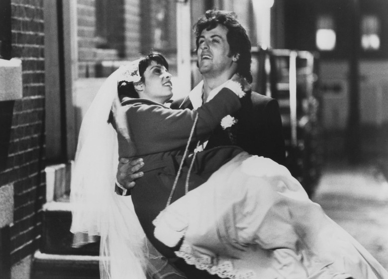 Talia Shire și Sylvester Stallone