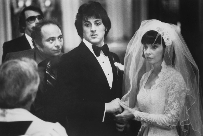 Talia Shire și Sylvester Stallone