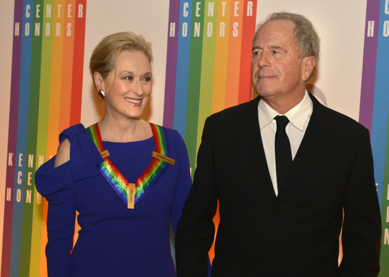 Actress Meryl Streep and husband Don Gummer arrive for Kennedy Center Honors Gala in Washington DC
