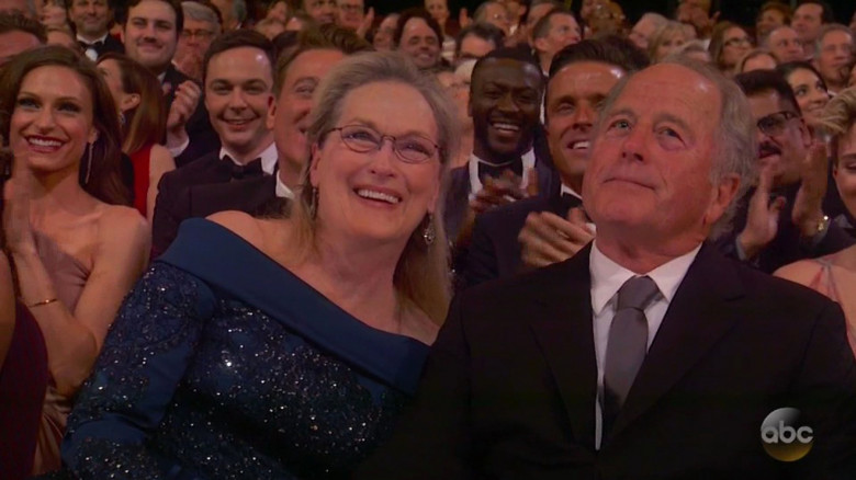 Meryl Streep left embarassed when Oscar host Jimmy Kimmel brands her 'undeserving' and makes her stand up for an ovation